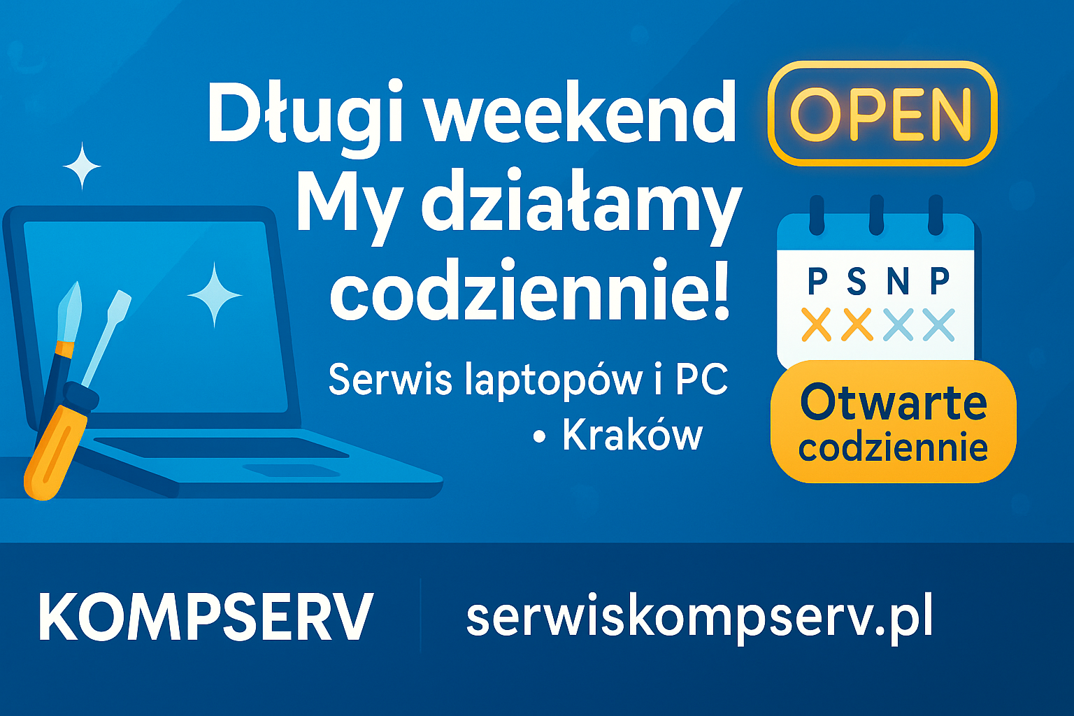 Długi weekend? My działamy codziennie!